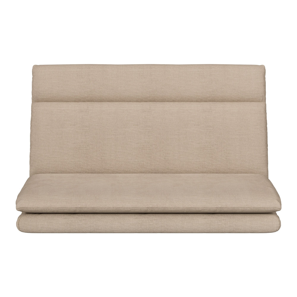 Artiss Floor Lounge Sofa Bed 2 Seater Linen Beige-Furniture &gt; Living Room-PEROZ Accessories