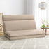 Artiss Floor Lounge Sofa Bed 2 Seater Linen Beige-Furniture > Living Room-PEROZ Accessories