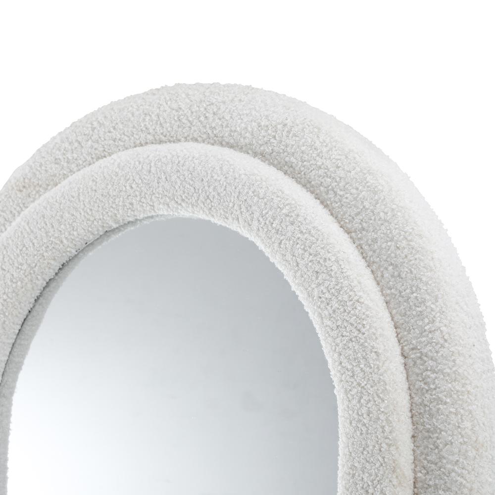 Oikiture 1.6M Full Length Mirror Boucle Frame Floor Mirrors-Full Length Mirrors-PEROZ Accessories