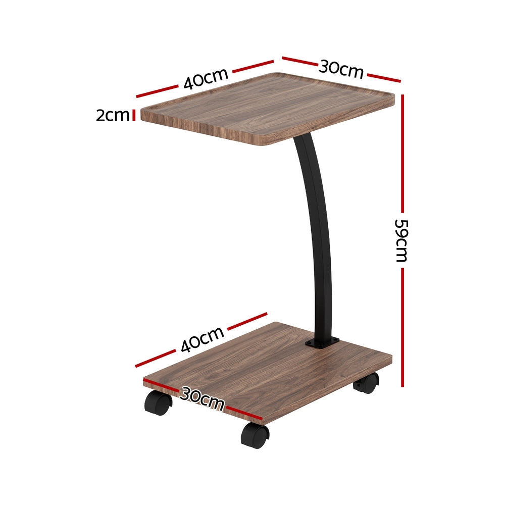 Artiss Coffee Table C Shaped-Furniture &gt; Living Room-PEROZ Accessories