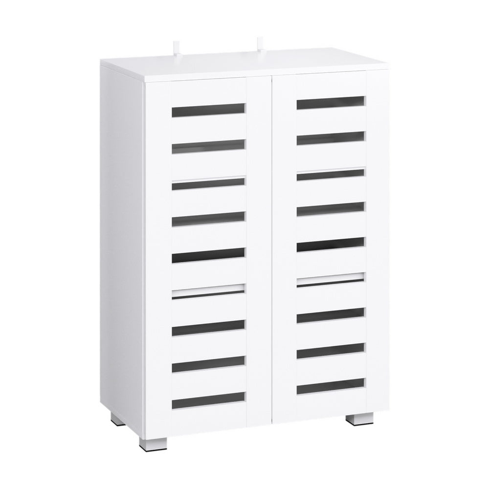 Artiss Shoe Rack Storage Cabinet 20 Pairs 5-tier White Alster-Furniture &gt; Bedroom-PEROZ Accessories