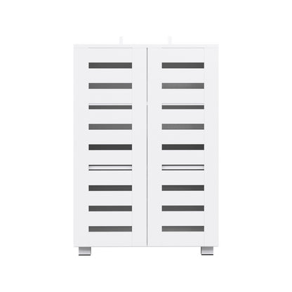 Artiss Shoe Rack Storage Cabinet 20 Pairs 5-tier White Alster-Furniture &gt; Bedroom-PEROZ Accessories