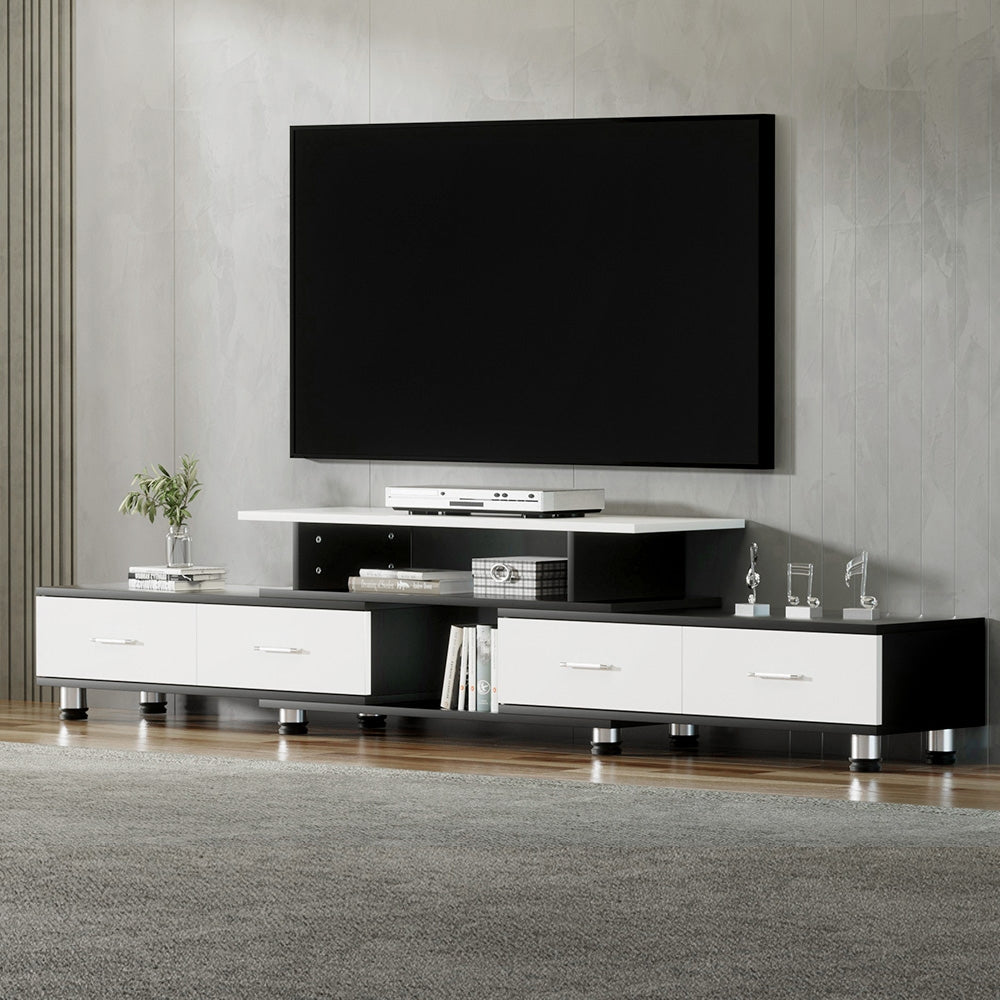 Artiss TV Cabinet Entertainment Unit Extendable 160CM To 220CM-Entertainment Units-PEROZ Accessories