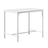 Artiss Bar Table Dining Desk High Kitchen Shelf Metal Legs Cafe Pub White-Furniture > Dining-PEROZ Accessories