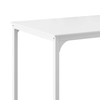 Artiss Bar Table Dining Desk High Kitchen Shelf Metal Legs Cafe Pub White-Furniture &gt; Dining-PEROZ Accessories