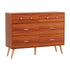 Artiss 6 Chest of Drawers Storage Cabinet Walnut-Furniture > Bedroom > Dressers-PEROZ Accessories