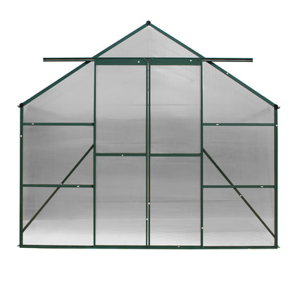 Greenfingers Greenhouse 5.1x2.44x2.1M Aluminium Polycarbonate Green House Garden Shed-Home &amp; Garden &gt; Green Houses-PEROZ Accessories