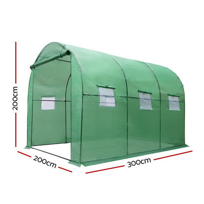 Greenfingers Greenhouse 3x2x2M Walk in Green House Tunnel Plant Garden Shed Dome-Home &amp; Garden &gt; Greenhouses &gt; Greenhouses &amp; Accessories-PEROZ Accessories