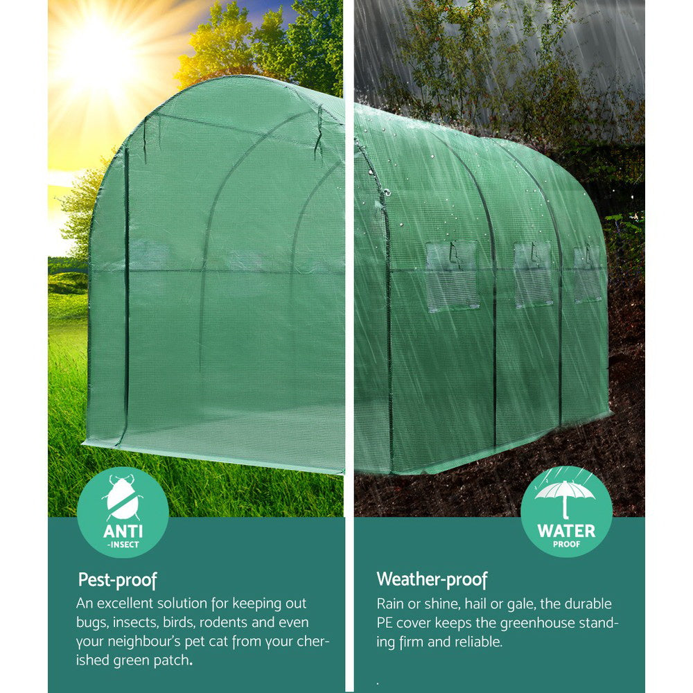 Greenfingers Greenhouse 3x2x2M Walk in Green House Tunnel Plant Garden Shed Dome-Home &amp; Garden &gt; Greenhouses &gt; Greenhouses &amp; Accessories-PEROZ Accessories