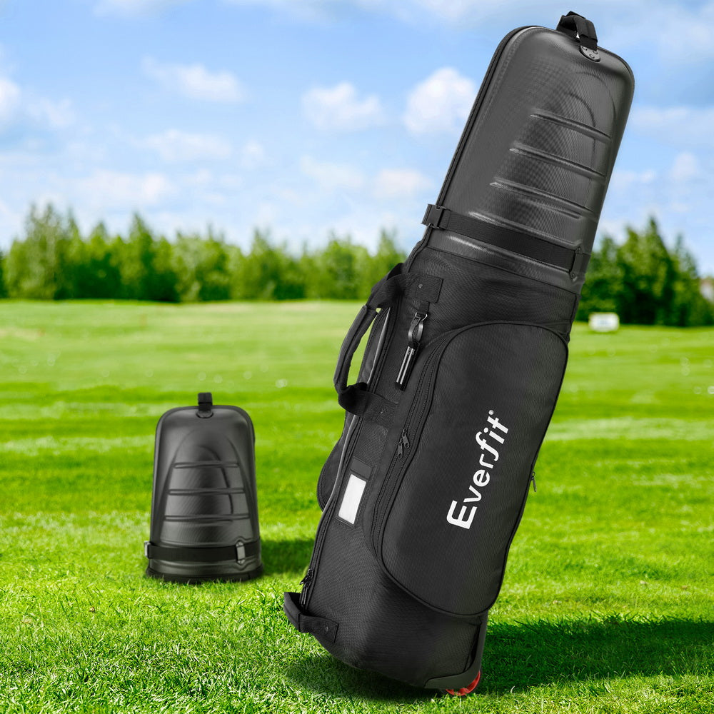 Everfit Golf Travel Bags for Airlines with Wheels Golf Clubs Hard Case Foldable-Sports &amp; Fitness &gt; Golf &gt; Golf Accessories-PEROZ Accessories