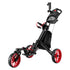 Everfit Golf Buggy Foldable Trolley Golf Cart Swivel Wheel Umbrella Bottle Stand-Outdoor Recreation > Camping > Camp Furniture-PEROZ Accessories