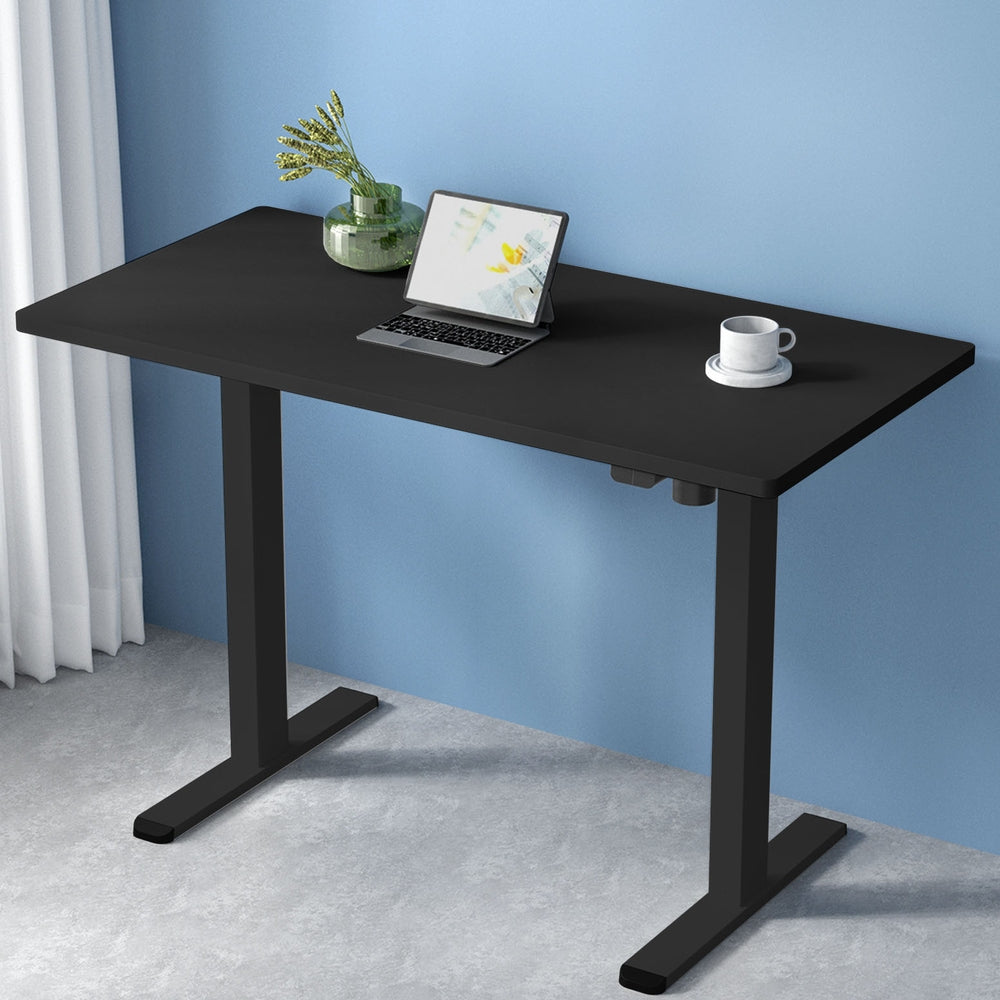 Artiss Standing Desk Motorised Black 120CM-Office Desks-PEROZ Accessories