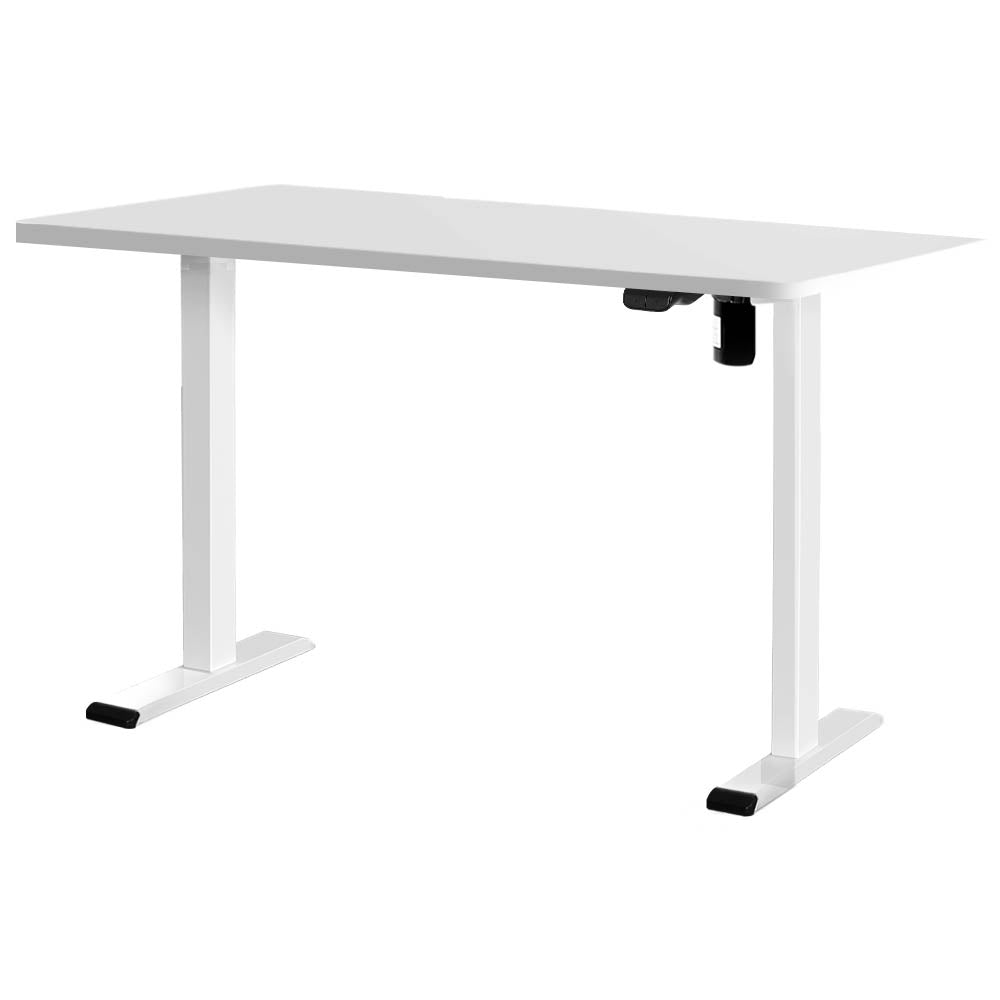 Artiss Standing Desk Motorised Sit Stand Desks White 140CM-Office Desks-PEROZ Accessories