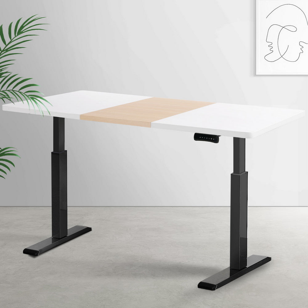 Artiss Standing Desk Motorised Electric Dual Motor 140cm-Furniture &gt; Office-PEROZ Accessories