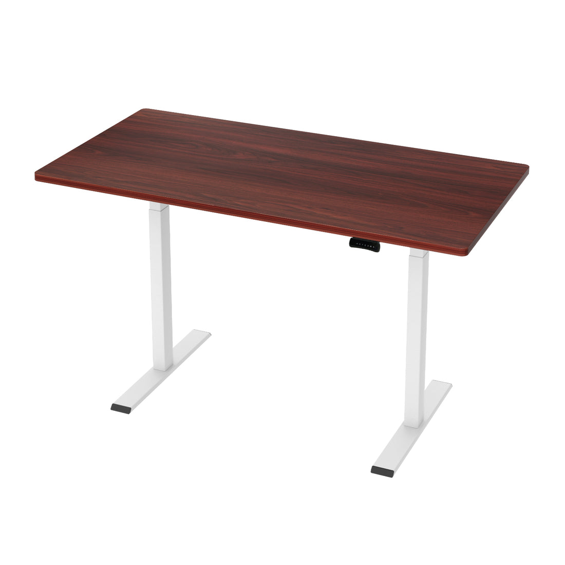 Artiss Standing Desk Motorised Dual Motor 140CM Walnut-Office Desks-PEROZ Accessories