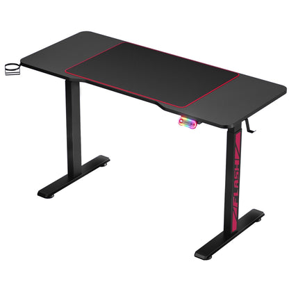 Artiss Gaming Desks Standing Desk Motorised 140CM Black-Office Desks-PEROZ Accessories