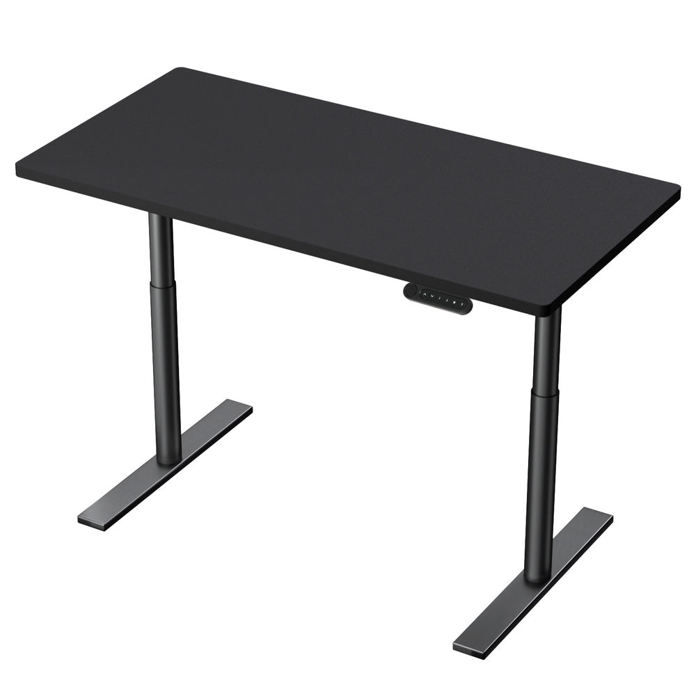 Artiss Standing Desk Motorised Electric Dual Motor Black 120CM-Office Desks-PEROZ Accessories