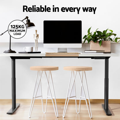 Artiss Standing Desk Motorised Electric Dual Motor 140CM-Furniture &gt; Office-PEROZ Accessories