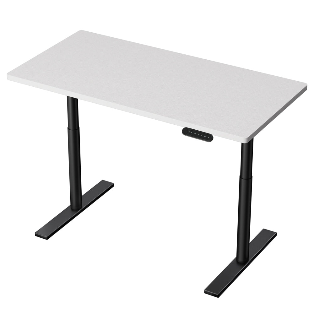 Artiss Standing Desk Motorised Electric Dual Motor White 120CM-Office Desks-PEROZ Accessories