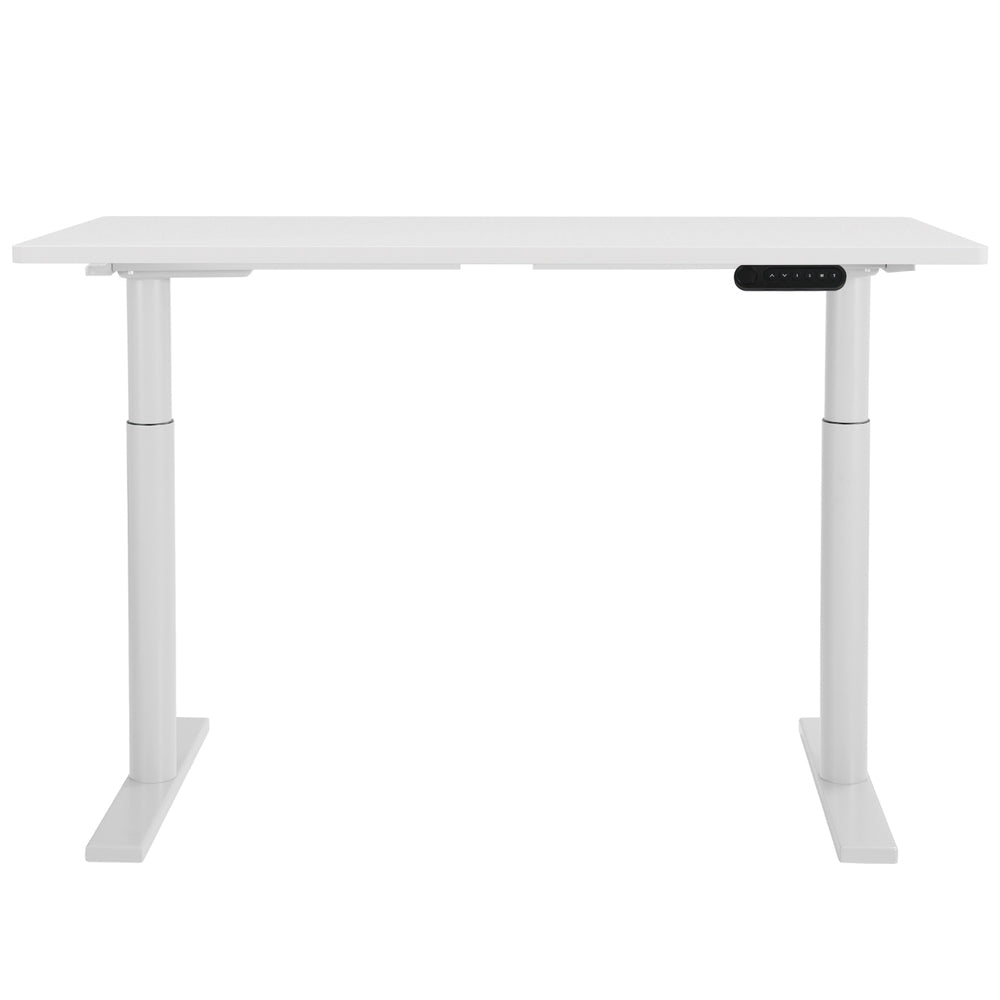 Artiss Standing Desk Motorised Electric Dual Motor 140CM White-Office Desks-PEROZ Accessories