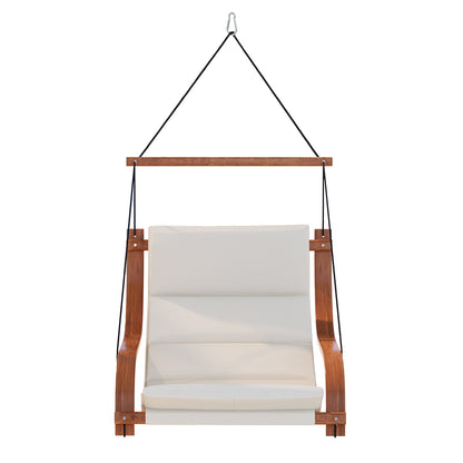 Gardeon Hammock Chair Wooden Hanging Indoor Outdoor Lounge Patio-Hammock-PEROZ Accessories