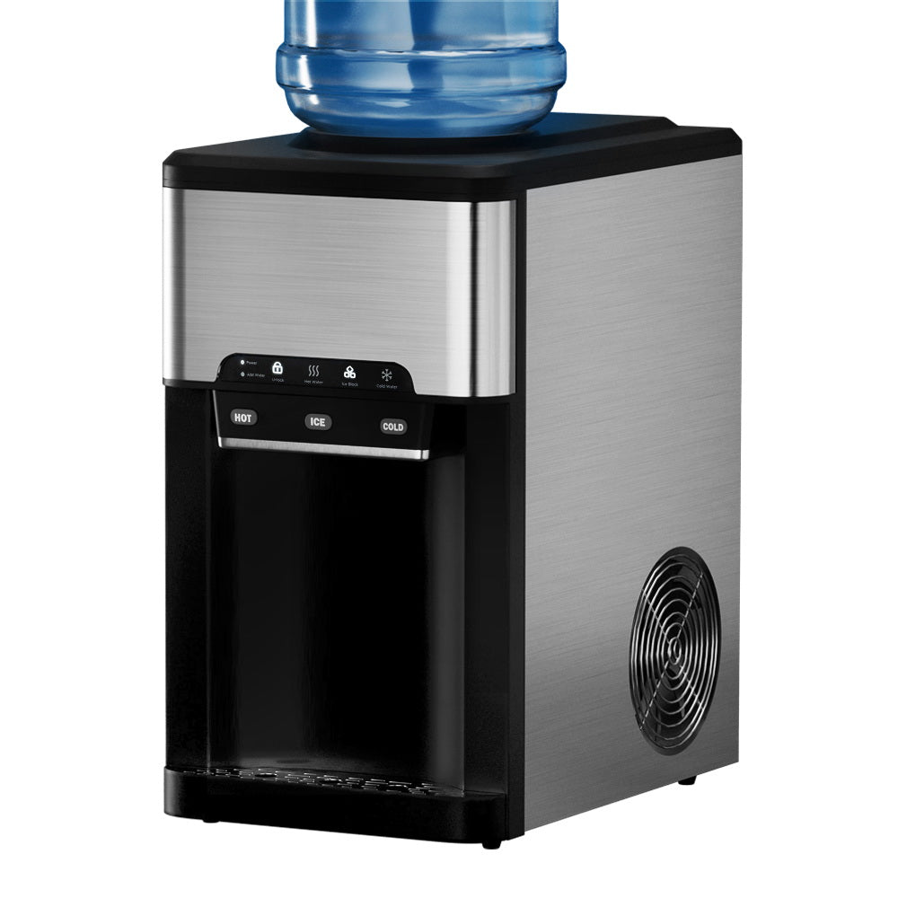 Devanti 20kg Ice Maker Machine with Water Dipenser-Appliances &gt; Appliances Others-PEROZ Accessories