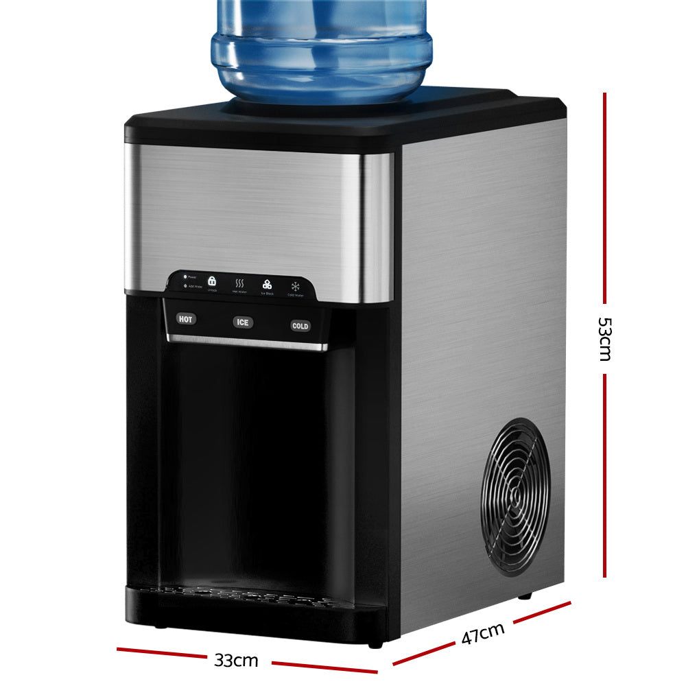 Devanti 20kg Ice Maker Machine with Water Dipenser-Appliances &gt; Appliances Others-PEROZ Accessories