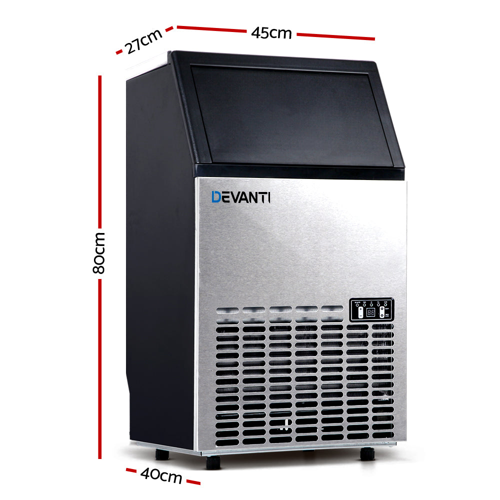 Devanti 60kg Commercial Ice Maker Machine-Ice Makers-PEROZ Accessories