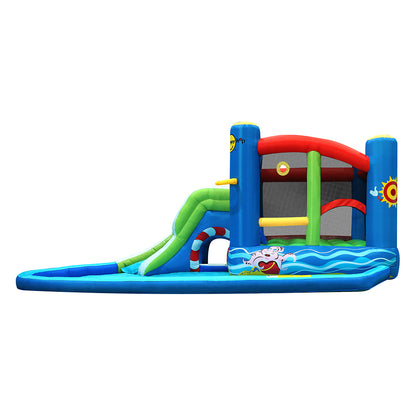 Happy Hop Inflatable Water Slide Jumping Trampoline Castle Bouncer Toy Splash-Home &amp; Garden &gt; Pool &amp; Accessories &gt; Pool Toys &amp; Inflatables-PEROZ Accessories