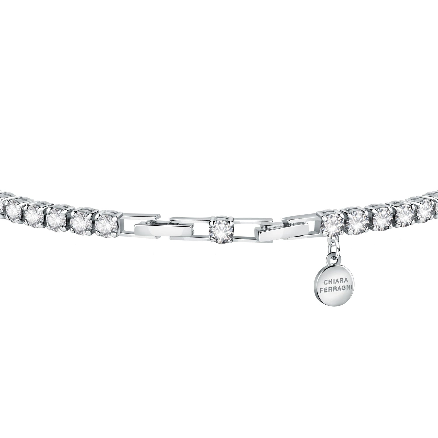 Chiara Ferragni Diamond Heart White and Fairytale Tennis Bracelet-Bracelets-PEROZ Accessories