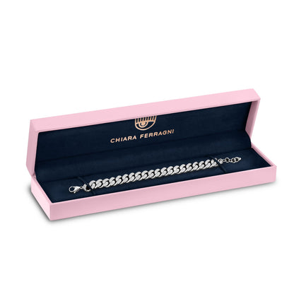 Chiara Ferragni Chain Collection Full Pave Bracelet-Bracelets-PEROZ Accessories