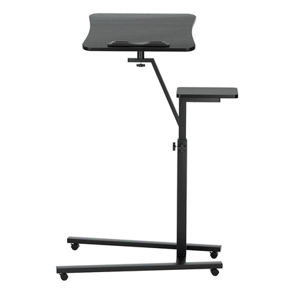 Artiss Laptop Desk Computer Table Height Adjustable Tiltable Mouse Board Black-Furniture &gt; Office-PEROZ Accessories