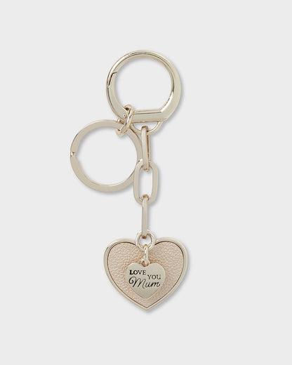 Love You Mum Heart Keychain-Accessories-PEROZ Accessories