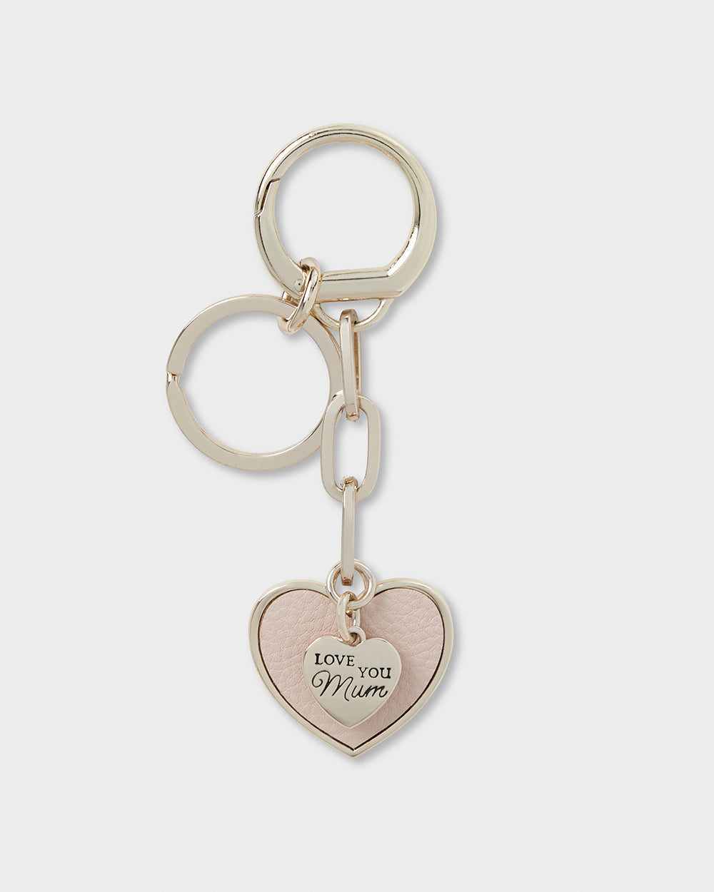 Love You Mum Heart Keychain-Accessories-PEROZ Accessories