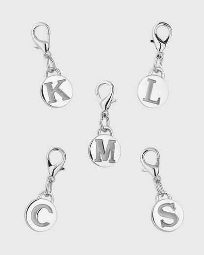 Letter Personalisation Charms Silver-Accessories-PEROZ Accessories