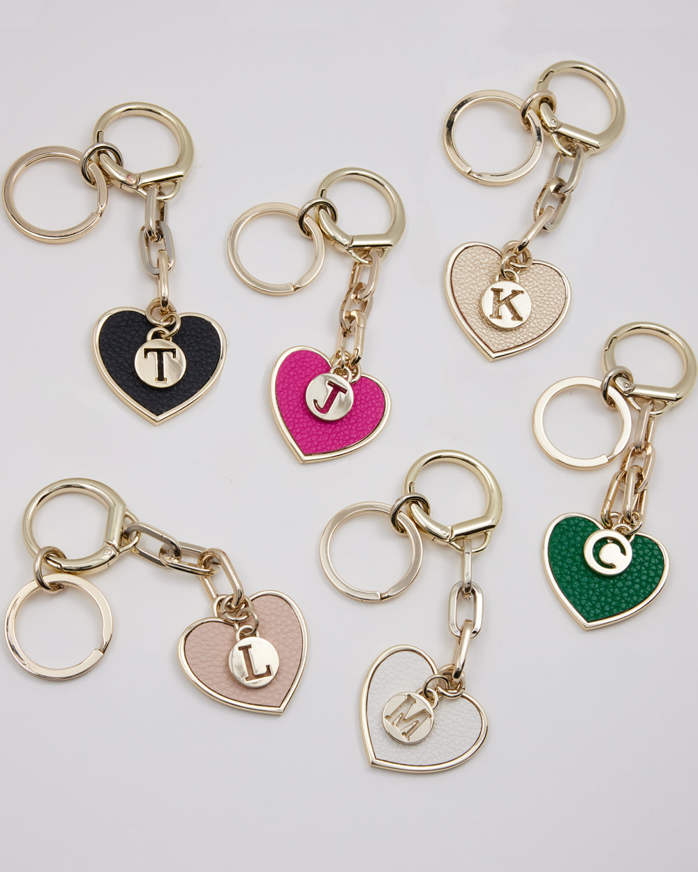 Heart Keychain With Personalisation Charm-Accessories-PEROZ Accessories