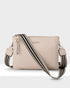 Charlotte Double Zip Crossbody Bag + Stripe Bag Strap-Handbags-PEROZ Accessories