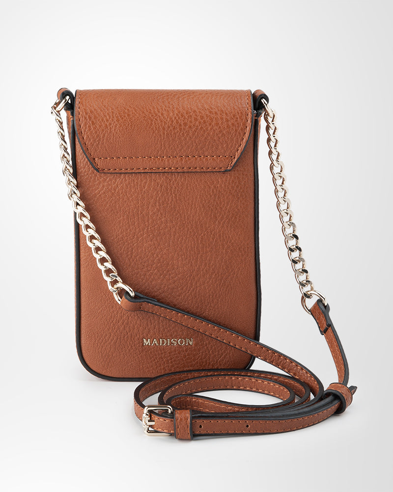 Lia Fold Over Mini Phone Crossbody Bag-PEROZ Accessories