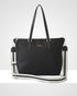 Inga Large Zip Top Tote Bag + Stripe Bag Strap-PEROZ Accessories