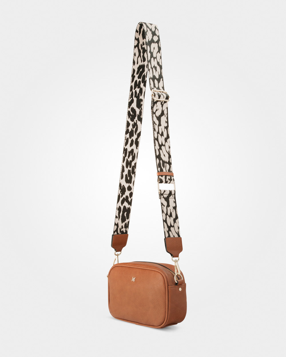 Monica Camera Crossbody Bag + Leopard Bag Strap-PEROZ Accessories