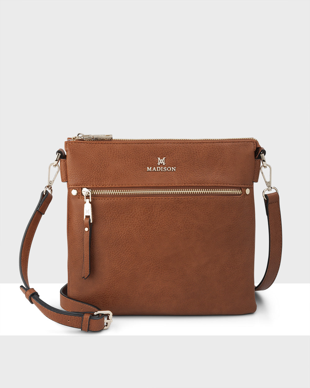 Renee Zip Top 2 Compartment Crossbody Bag-PEROZ Accessories