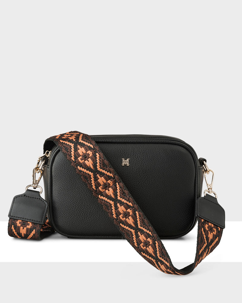 Monica Camera Crossbody Bag + Aztec Bag Strap-PEROZ Accessories