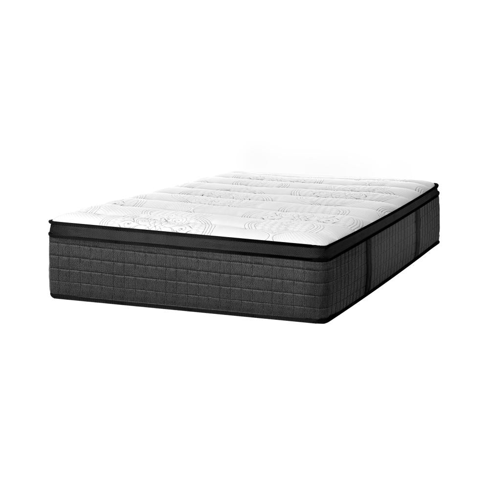 BEDRA BEDDING Latex Foam Mattress Queen Bed 9 Zone Pocket Spring 34cm Thickness-Mattresses-PEROZ Accessories