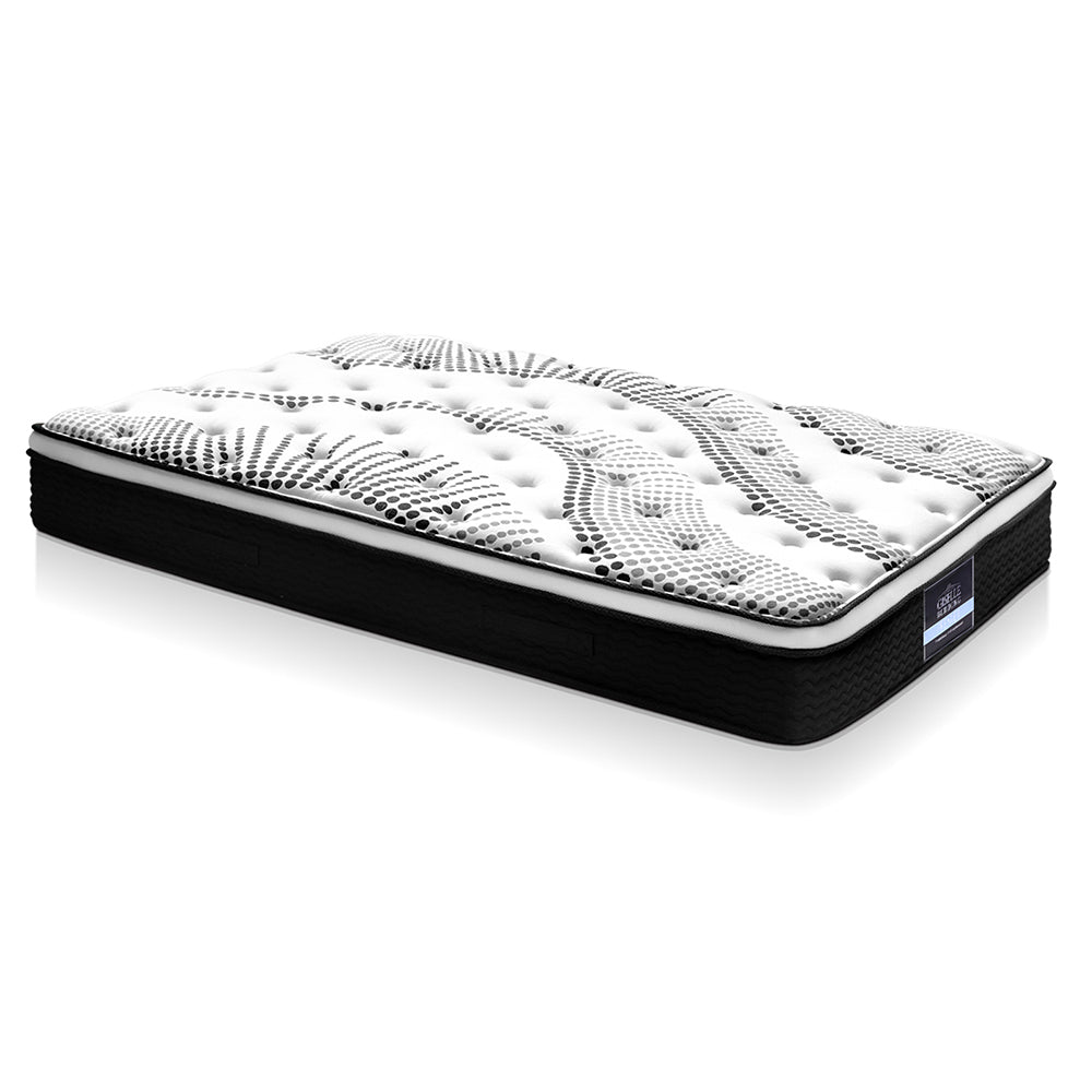 Giselle Bedding 32cm Mattress Euro Top King Single-Mattresses-PEROZ Accessories