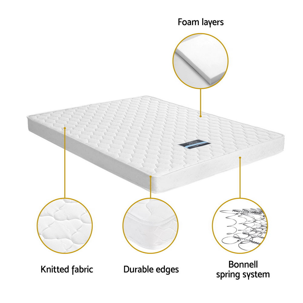 Giselle Bedding 13cm Mattress Tight Top Queen-Furniture &gt; Mattresses &gt; Mattress Toppers-PEROZ Accessories