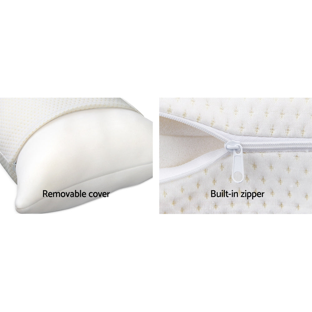 Giselle Bedding Memory Foam Pillow 19cm Thick Twin Pack-Pillows-PEROZ Accessories