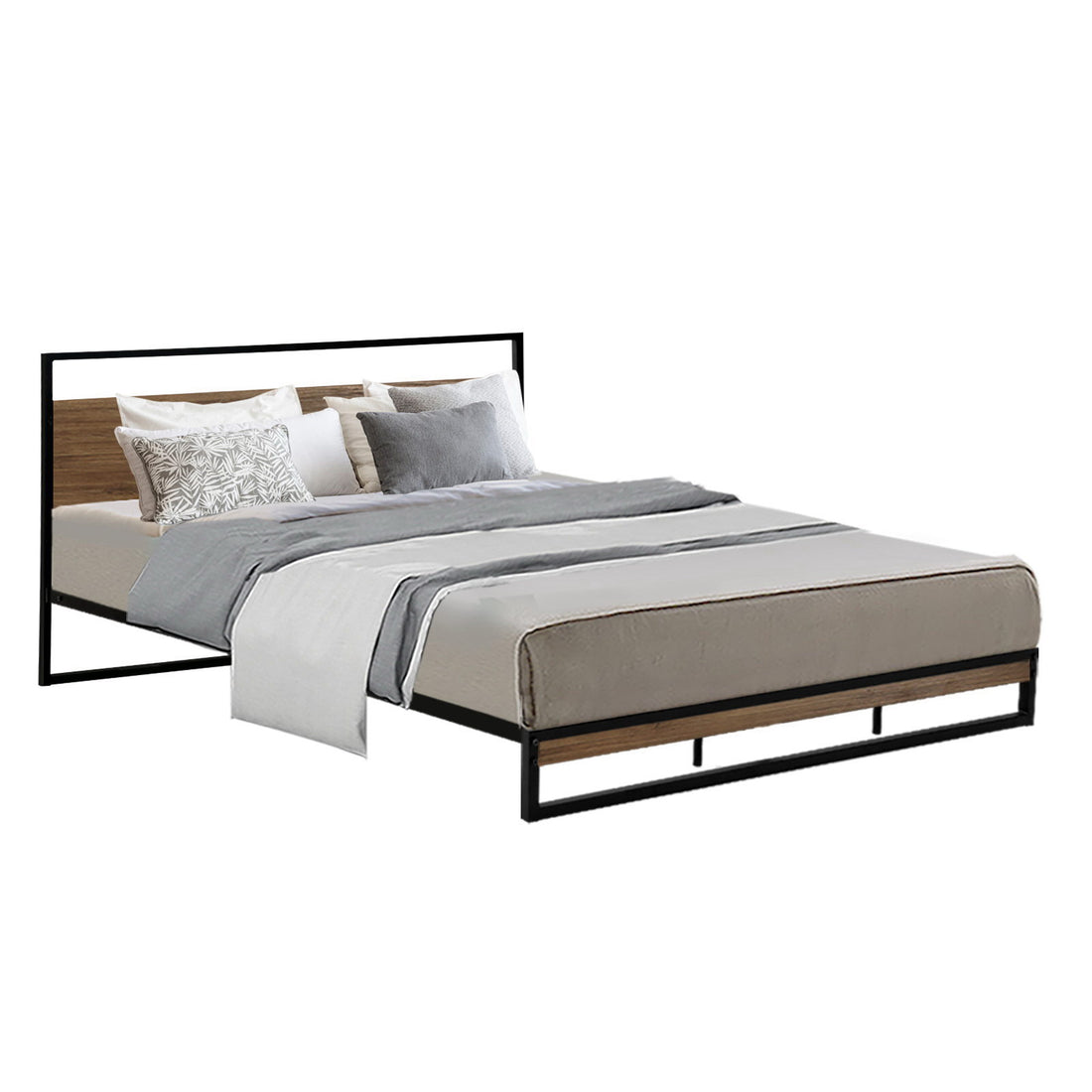 Artiss Bed Frame King Size Metal Frame DANE-Bed Frames-PEROZ Accessories