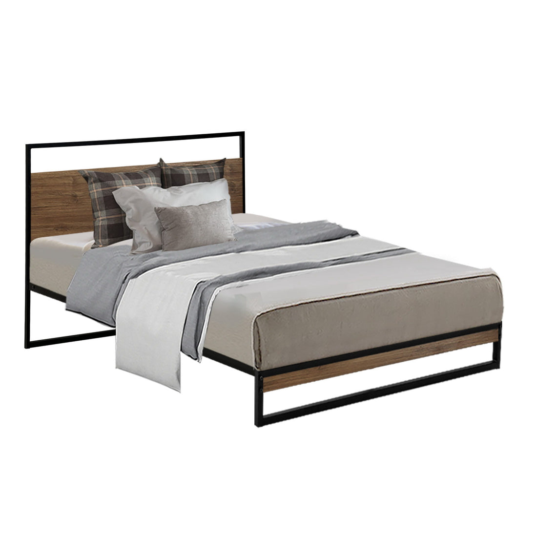 Artiss Bed Frame Single Size Metal Frame DANE-Bed Frames-PEROZ Accessories