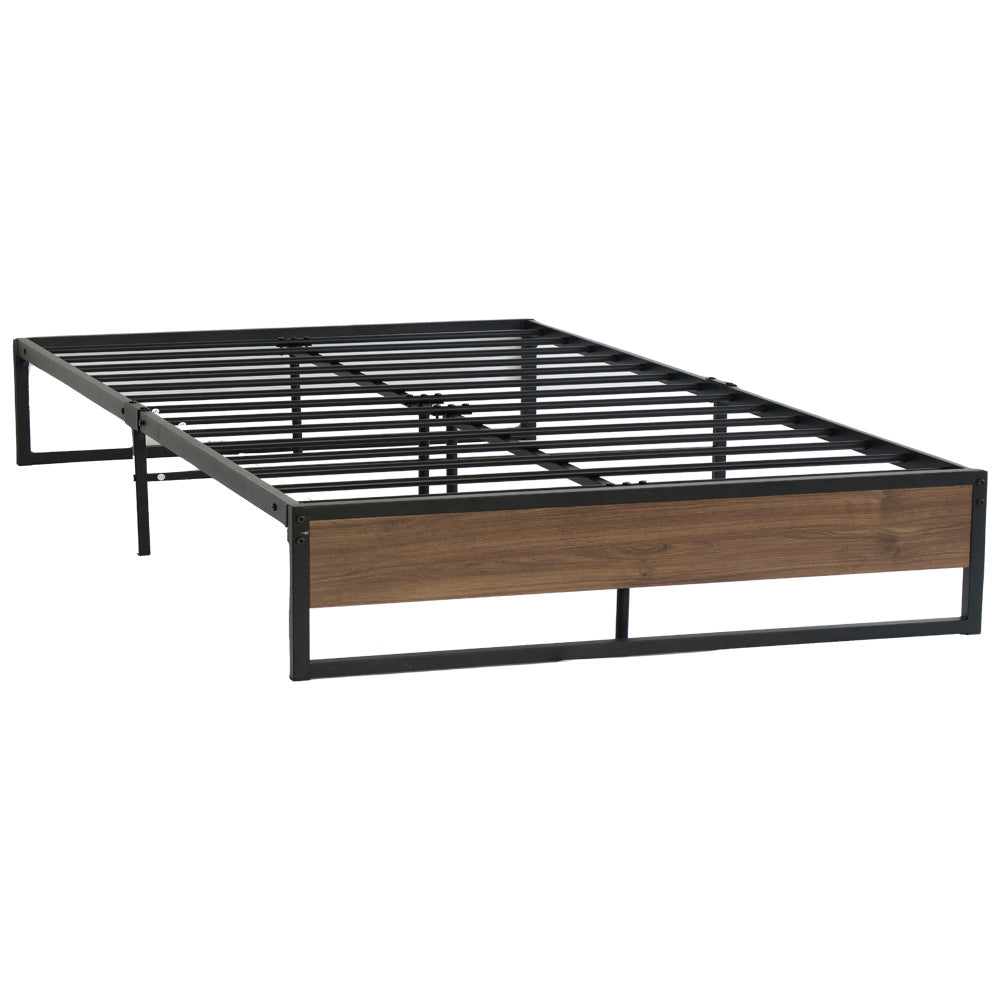 Artiss Bed Frame Metal Frame Bed Base OSLO - Double-Bed Frames-PEROZ Accessories