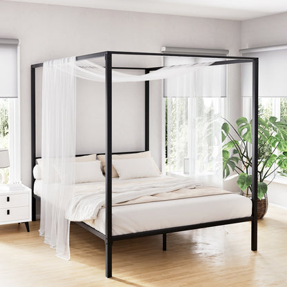 Artiss Bed Frame Double Size Metal Frame POCHY-Furniture &gt; Bedroom-PEROZ Accessories